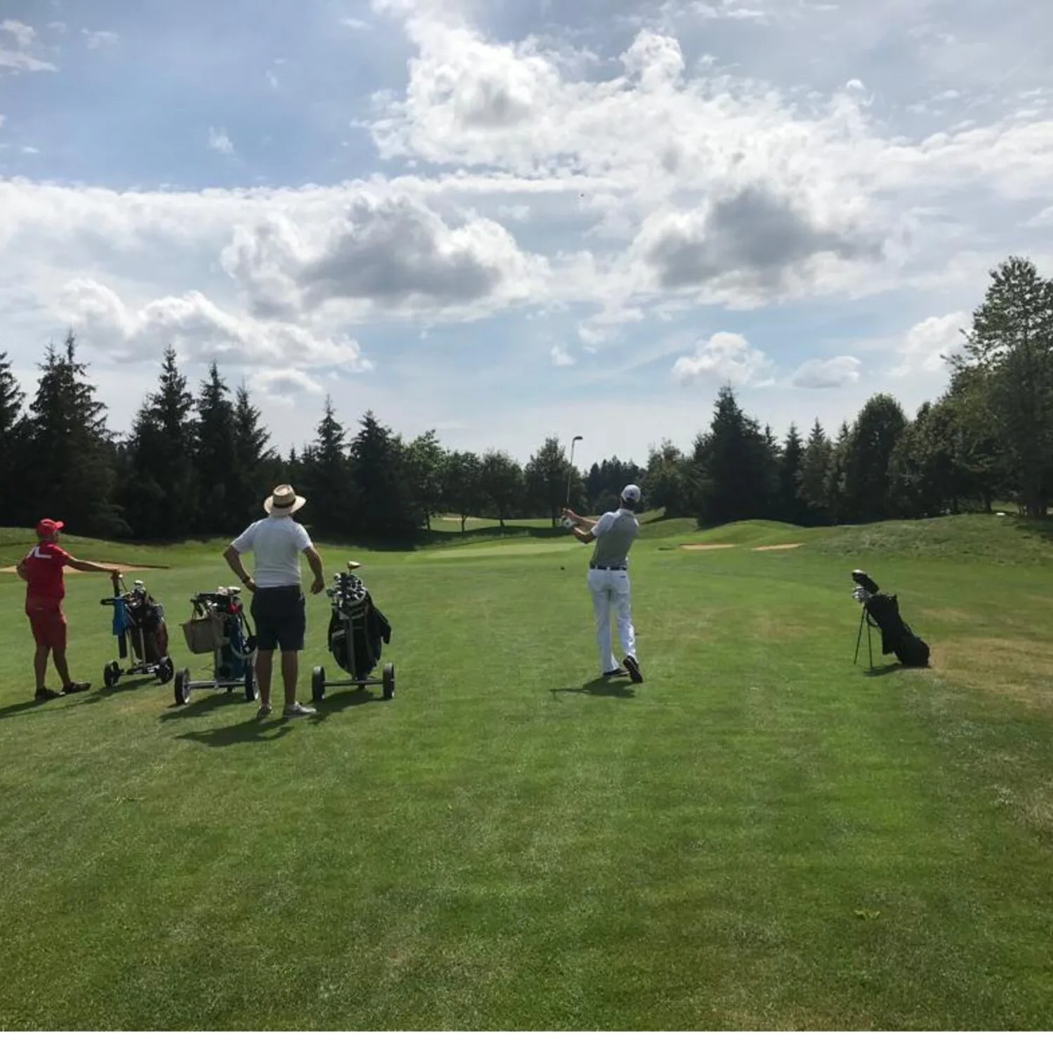 On the tee
