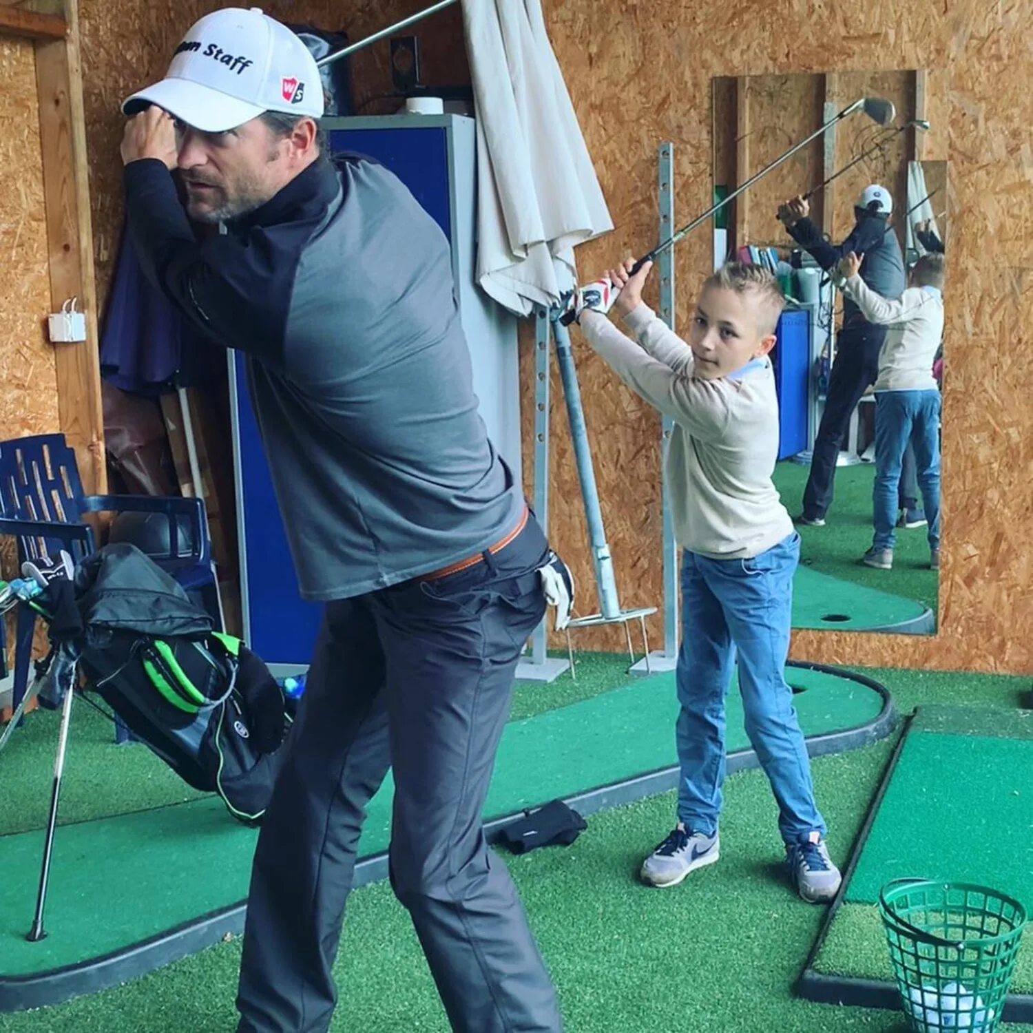 Swing follow-through